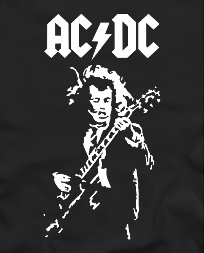 marškinėliai AC/DC guitar